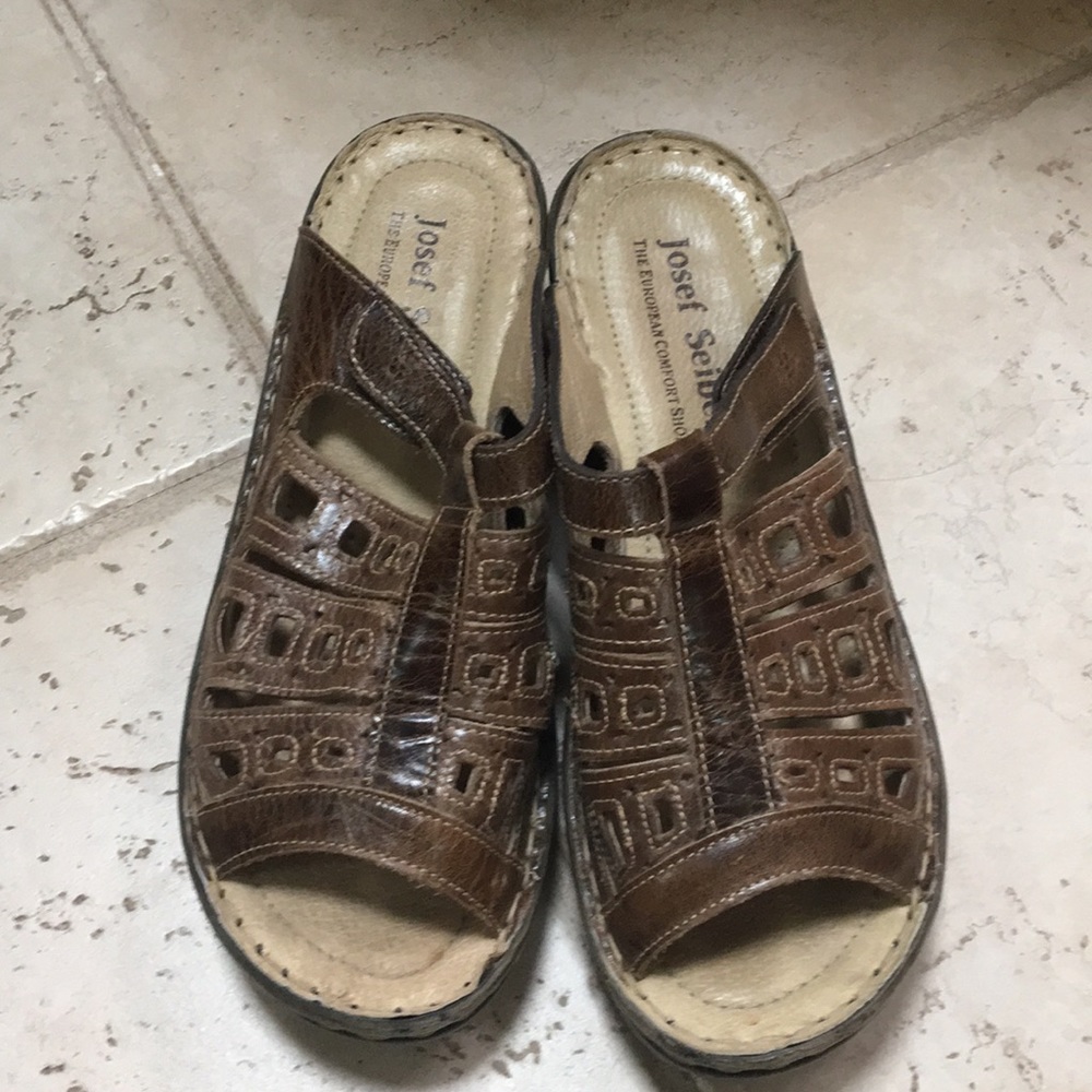 Open back slip on shoes